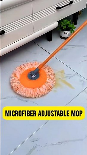 Microfiber Adjustable Mop – Easy Cleaning for Every Corner ✨ #cleaningmop