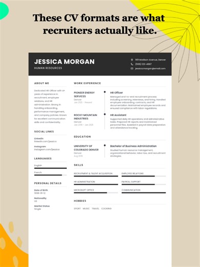 Struggling to get interviews? These CV templates are built to impress recruiters at first glance. Comment