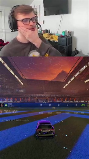 Hivise Vs Tenacity 1v1 in Rocket League #fyp #hivise #tenacity #funny | tenacity