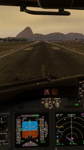 Extremely BUTTER Landing in SBRJ with PMDG 737 w/Boris Sound MSFS 2024 #aviation #landing #msfs2020