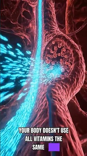 What Happens Inside Your Body When You Take Vitamins? #humanbody #shorts #animation
