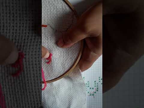 Tutorial Punto de Cruz para principiantes ¡¡¡sin nudos!!! #puntodecruzluguis