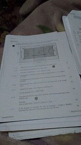 QUESTION 1A diagram below shows a shape of a netball court an... | Filo
