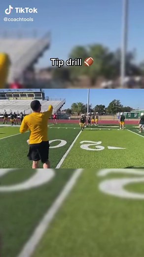 It’s awesome to see a drill happen live! (Drill via Jack Allen / Twitter) #cowboys #tipdrill #coachtools