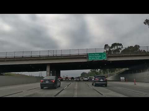 Driving from San Clemente to tustin Interstate 5 California Road Trip 4K
