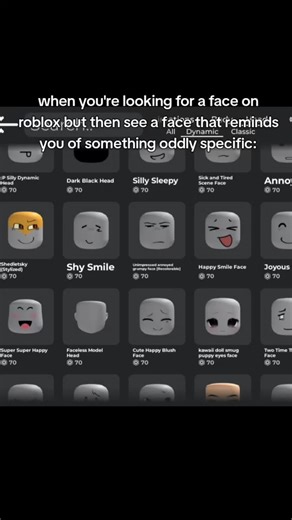 Finding Unique Faces on Roblox: A Personal Reflection