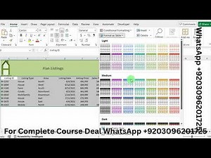 Excel Module 6 SAM End of Module Project 2 | NP_EX19_EOM6-2 | Hallas Real Estate