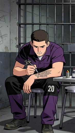 The man who learned tattooing in prison had nothing when he got out, and now even celebrities have to wait six months to book him.