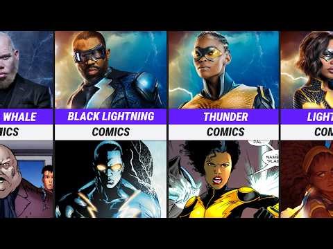 Black Lightning: Series vs Comics Comparison
