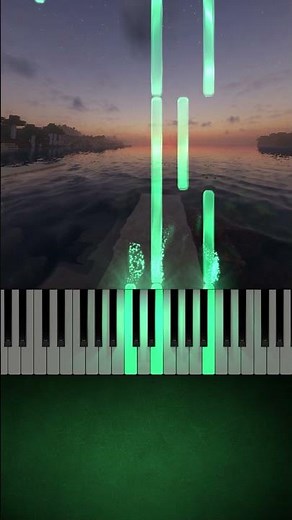 The Most Nostalgic Minecraft Song 😭🎹 | C418 - Subwoofer Lullaby #minecraftshorts