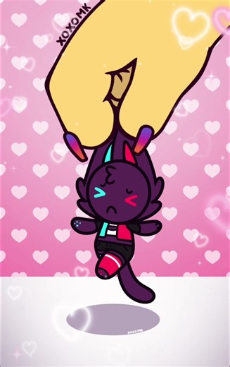 Is she cute? 😸🩵🩷 #tiktokcat #animationmeme #socialmediafurry #trend #animation