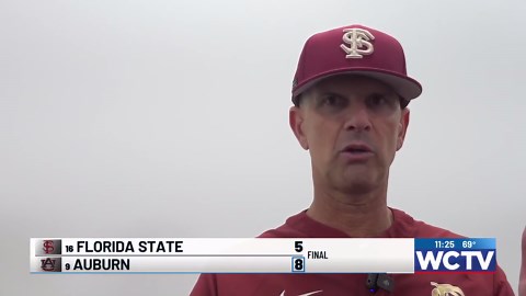 Florida State baseball squanders early lead, falls to Auburn