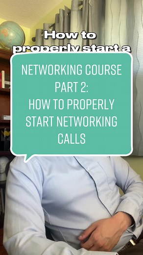 Start Networking Calls Like a Pro: Part 2