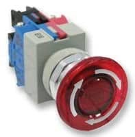 Amazon.com: IDEC - AVLW49911D-R-24V - Interruptor, Parada de Emergencia, 1NO/1NC, 24VAC : Industrial y Científico