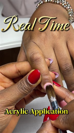 Acrylic Application Tutorial for Short Almond Nails