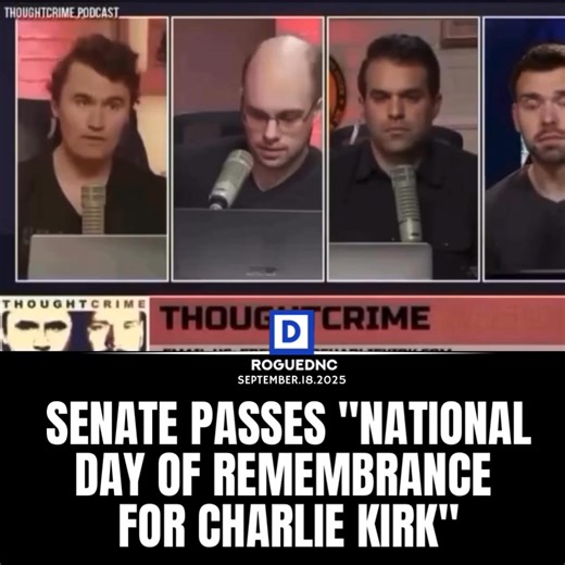 The U.S. Senate has passed a resolution to create a “National Day of Remembrance for Charlie Kirk,” marking October 14, his birthday.The resolution was introduced by Rep. Jimmy Patronis (R-Fla.) and Sen. Rick Scott (R-Fla.), with support only from Republicans. Every GOP senator voted in favor.The day of remembrance would be Kirks birthday, October 14, destroying the legendary balanced Libra season. The measure is not a law, it’s a simple resolution, meaning it doesn’t require the president’s sig