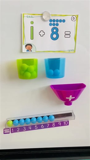 Kindergarten • Math on Instagram: "Love this Addition Machine from @learningresources 🎉 Such a great, hands on visual for addition! #kindergarten #maths #learningresources"