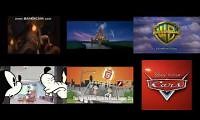 Mix of 6 videos from youtube : Characters watches the Disney/WDAS and WBP/LP/PtP Logo