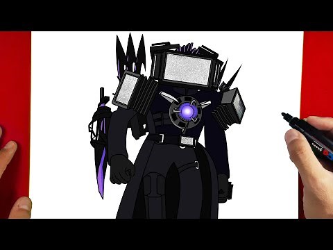 How to Draw New Upgraded Titan TV Man - Skibidi Toilet 71