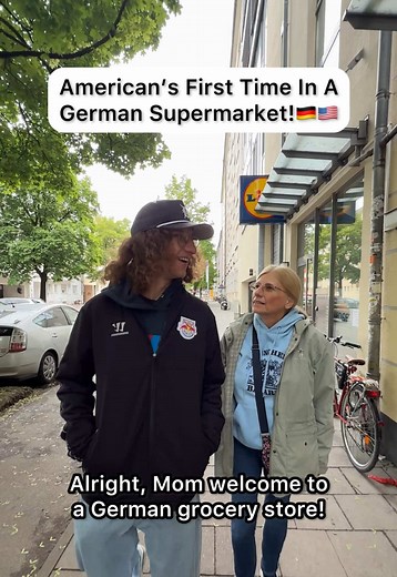 American’s First Time In A German Supermarket!😂🇩🇪🇺🇸 #germany #american #german #usa #supermarket