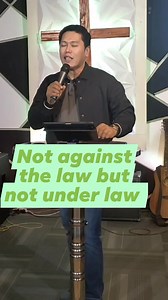 We are not against the law but we are no longer under law but under grace. #eig_candelaria #reelsfb #pastorwalter #truth #fearnot #ISO | Ever Increasing Grace - EIG Christian Church