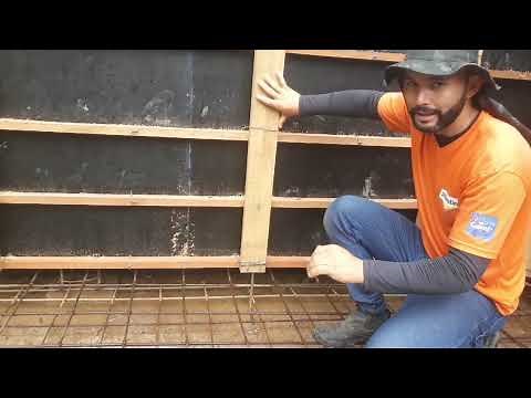 Fazendo uma piscina de concreto armado