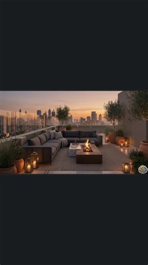 Epic Rooftop Terrace Transformation Overlooking a City Skyline | Cinematic Timelapse Build