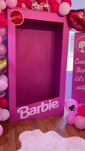 Behind the scenes! 🎬 Barbie box from scratch! 📣 6’ lifesized party prop! ‼️ Imagination, Life is your creation! 🌟 #barbie #barbiebox #diy #barbiemovies #fyp #explore #party #balloonart #fromscratch #youwanttobeabarrbie #pink