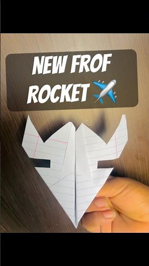 How to make homemade origami rocket jet plane ✈️ #origami #diy #papercraft #paper #craft #shorts