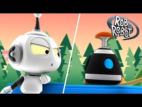 Squeaker Size | Rob the Robot | Educational Robot Cartoons for Kids