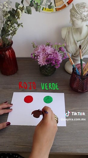 Juega con las cantidades de cada color y podrás obtener tonalidades diferentes del color café 🖌️☕️ #colorcafe #mezclarcolores #colores Como obtener el color café