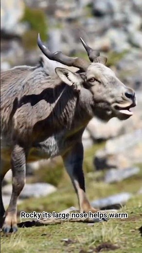 This Animal Looks Like a Goat and a Cow 😱🐐 | Takin Facts#Takin #AnimalFacts #Wildlife