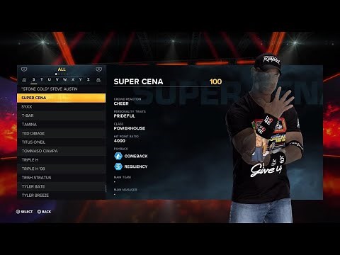 WWE 2K23 - Full Roster & All Unlockables