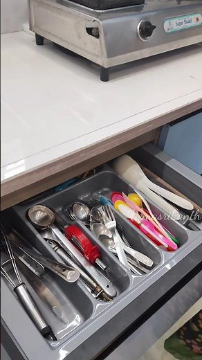 Modular kitchen | Handleless kitchen | Perfect for home kitchen | Tandem drawer