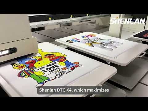 ShenLanDTGX4 high-speed industrial digital printing equipment,reshaping digitalprinting productivity