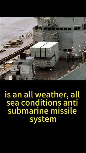 RUR-5 ASROC Insane Military Weapon #shorts #military #weapon