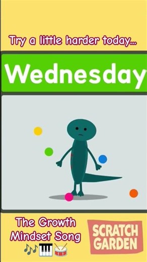 Try a little harder today! #scratchgardensongs #mistakesarelessons #growthmindset