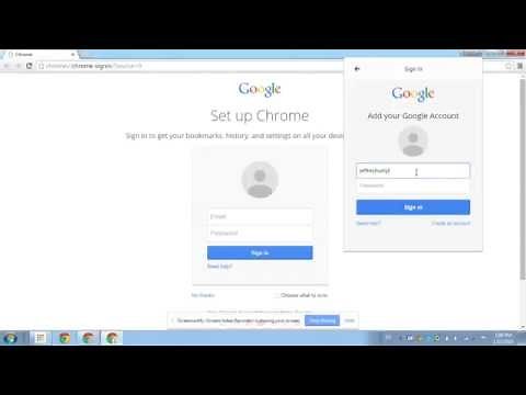How to sign into Chrome