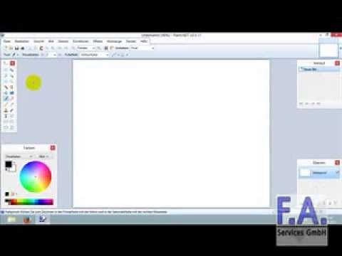 Paint.NET - Linie / Kurve einfügen