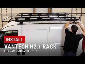 Installing Vantech H2.1 Cargo Rack on RAM ProMaster City