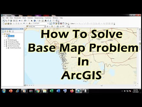 How to solve base map problem in ArcGIS | GIS solution,