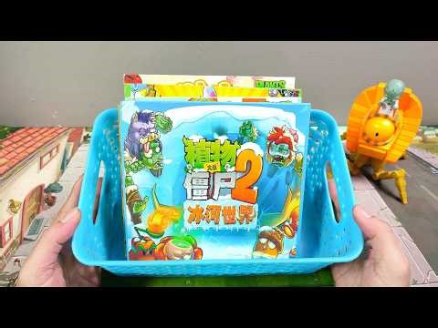 PLANTS VS ZOMBIES Magnetic Book ASMR Building Epic Toy Battle Scenes | UNBOXING All episode china