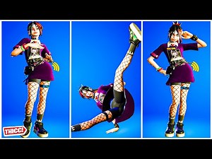 *New* Fortnite Helsie Skin Showcase Thicc 🍑 Cute Chapter 4 Outfit 😘Best Tiktok Emotes And Dances 💗😍🔥