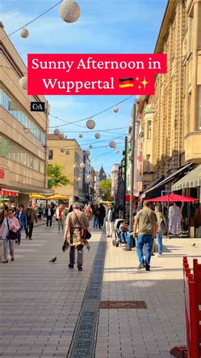 🔥Lively Street Walk in Wuppertal, Germany 🇩🇪✨