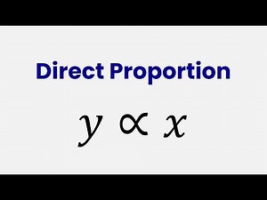 GCSE Maths: Direct Proportion