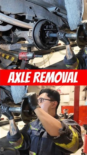 1996 F150 Axle Removal 🛻 #carvlog #fordf150 #obsford #carguy #carrepair #trucks #mechanic