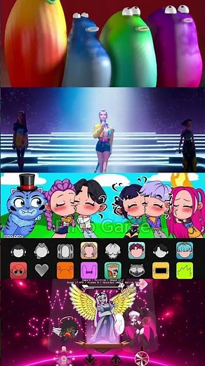 FNF What It Sound Like But Sprunki Kissing Mix Bob Opera 3 – KPop Demon Hunters #fnf #sprunki