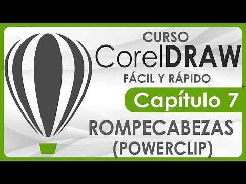 Curso CorelDRAW - Capitulo 7, Rompecabezas (PowerClip)