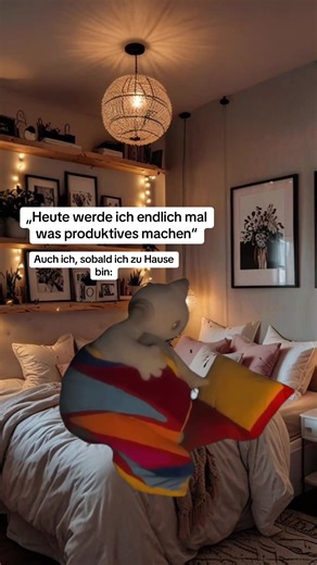 Funny Sleep Meme: Procrastination at Home