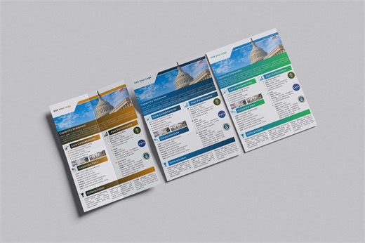 Canva Editable Capability Statement Template | Federal Contracting, Company Profile (instant Download) - Etsy